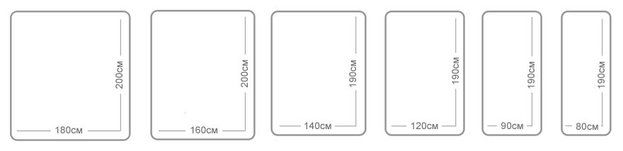 Стандартный размер матраса односпальной кровати